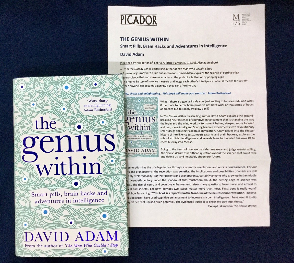 KarachiGeek's tweet photo. This looks extremely interesting. A look at the cutting edge science behind cognitive enhancement. Thanks for sending @EdieVH #TheGeniusWithin https://t.co/MVcodYS9WG