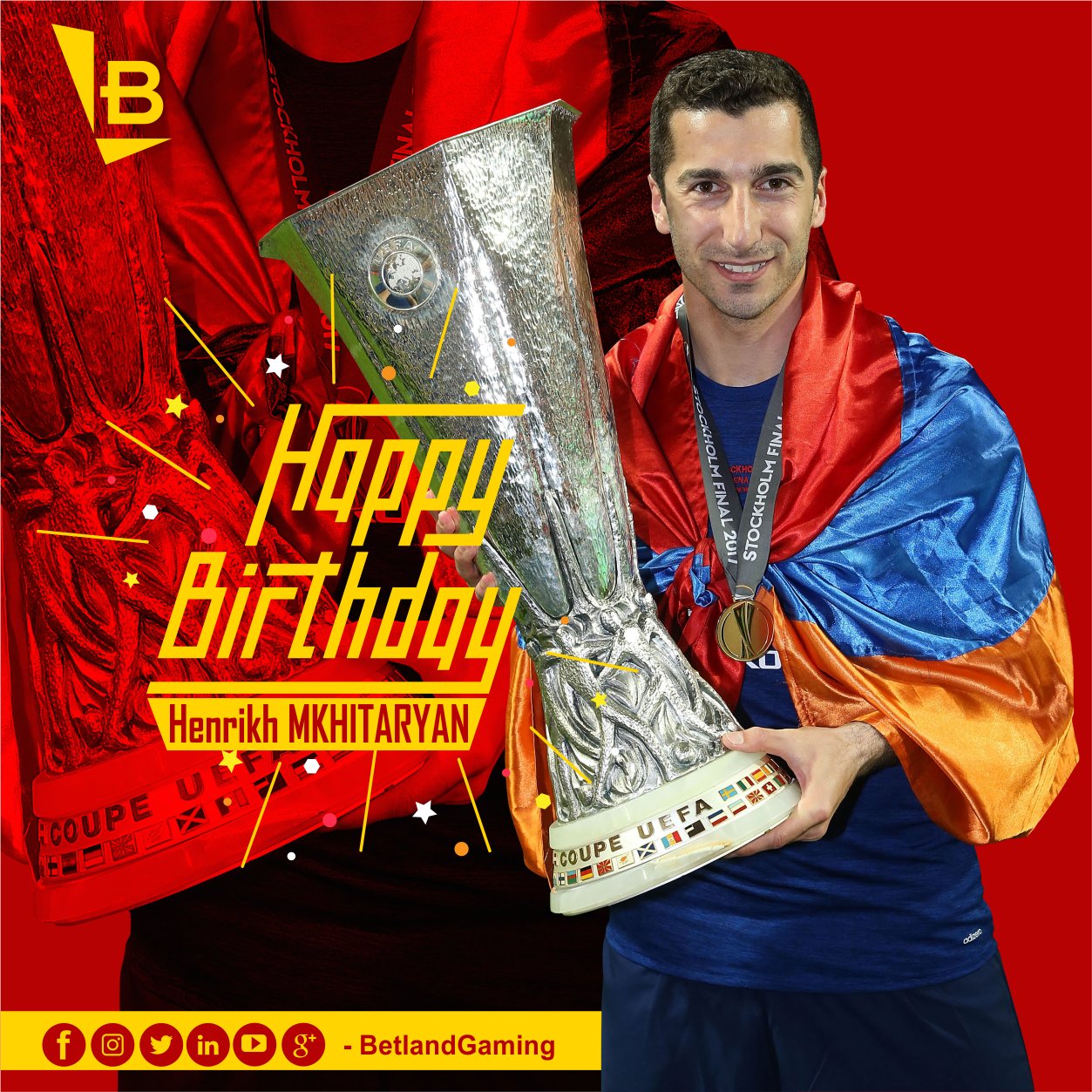 Happy 29th Birthday, Henrikh Mkhitaryan 