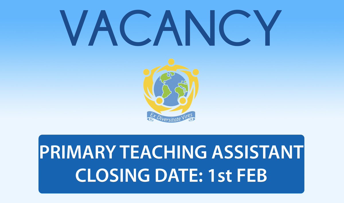 Abraham_Moss's tweet photo. New fantastic #job #opportunity at #abrahammoss for #TeachingAssistant in the Primary Phase. Closing date Thursday 1st February 2018.  Click the link for details https://t.co/EFwJquZndH
  #Manchester #ukedchat #primaryjob  #jobseach #Manchester #ukedchat #TAjob #associatestaff https://t.co/gFQhD9zHn8