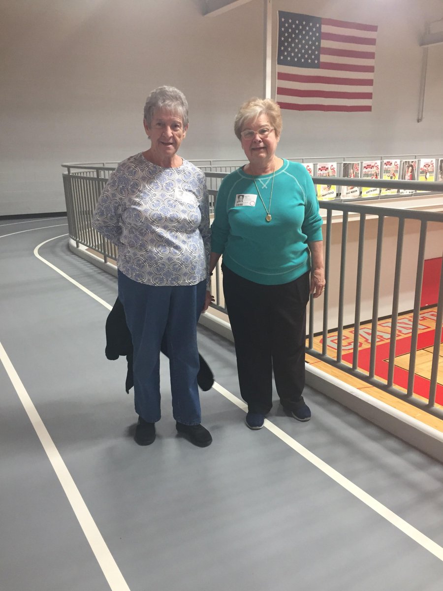 CantonLocal's tweet image. Today 1st Community Walkers on the CS walking track were Louise Matronia and Mary Jean Bowe.