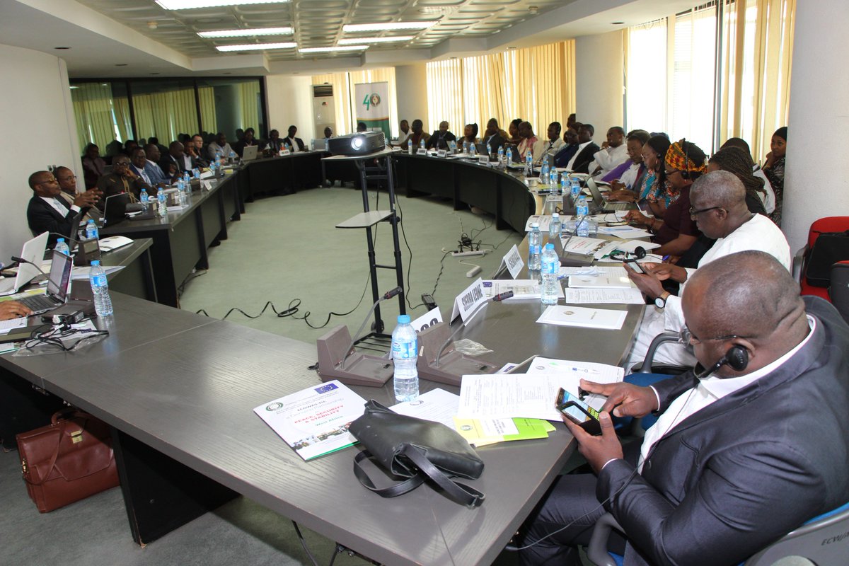 fosda's tweet photo. ECOWAS Validates Plans of Action for the @ECOWAS conflict prevention framework

 Civil Society organisations and security experts in West Africa, including FOSDA,  are meeting at the #ECOWAS Secretariat to discuss components of ECOWAS  #conflict prevention framework (ECPF) https://t.co/D6qTeJ3bqK
