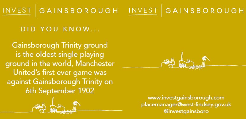 InvestGainsboro's tweet photo. Get in touch with the Place Manager for great opportunities to invest in #Gainsborough! #invest #DidYouKnow https://t.co/jl84ovETwA