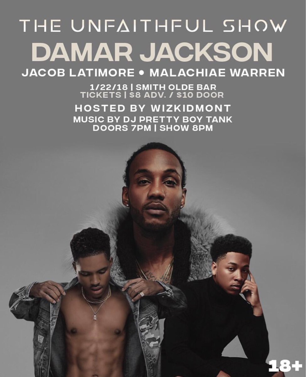 RixhkidTae's tweet photo. Tonight my dawg @damarjackson #TheUnfaithfulShow Goin Down w/ @jacoblatimore @Malachiae - Afterparty Gonna Be Too Lit 🔥🔥 https://t.co/bTdEgvMfBM