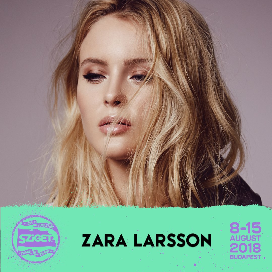 Our <a href="/zaralarsson/">Zara Larsson</a> will perform at <a href="/szigetofficial/">Sziget Festival</a> (Hungary) this summer 🌞🎶🇭🇺 #Sziget2018 szigetfestival.com/en/