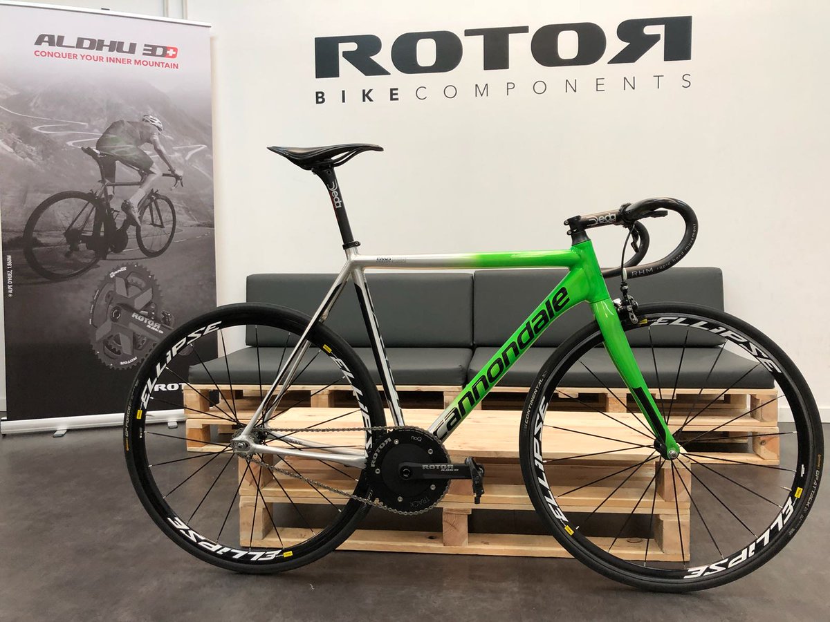 ROTOR_bike's tweet image. Thanks to @christonge for visiting our offices and getting his new bike assembled with the new ROTOR ALDHU3D+ developed for track with axle of 30mm. #ROTORbikecomponents #ALDHU3D+