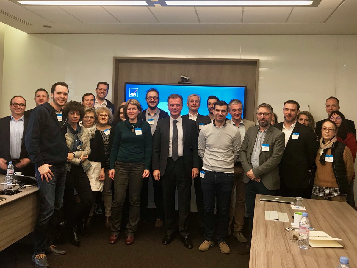 Les RDMAs Axa France en séminaire au siège de Salesforce. Superbe équipe, ultra motivée et engagée auprès des Agents pour les accompagner dans la transformation de leur métier. 👏👏