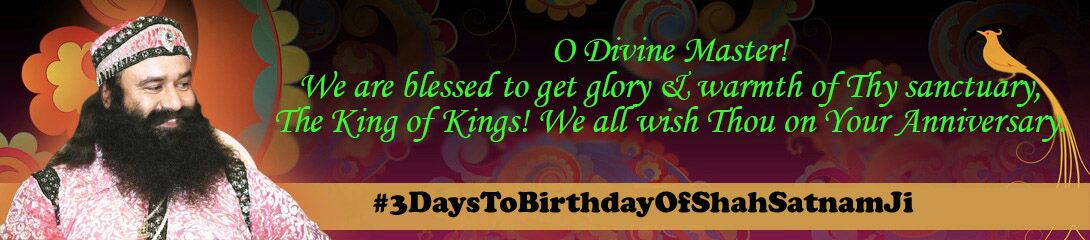 iVisualLearner's tweet photo. #3DaysToBirthdayofShahSatnamJi 
No words can ever be enough to thank the Divine Soul. I always feel proud to be the flower of His garden. https://t.co/7rSvDevS5H
