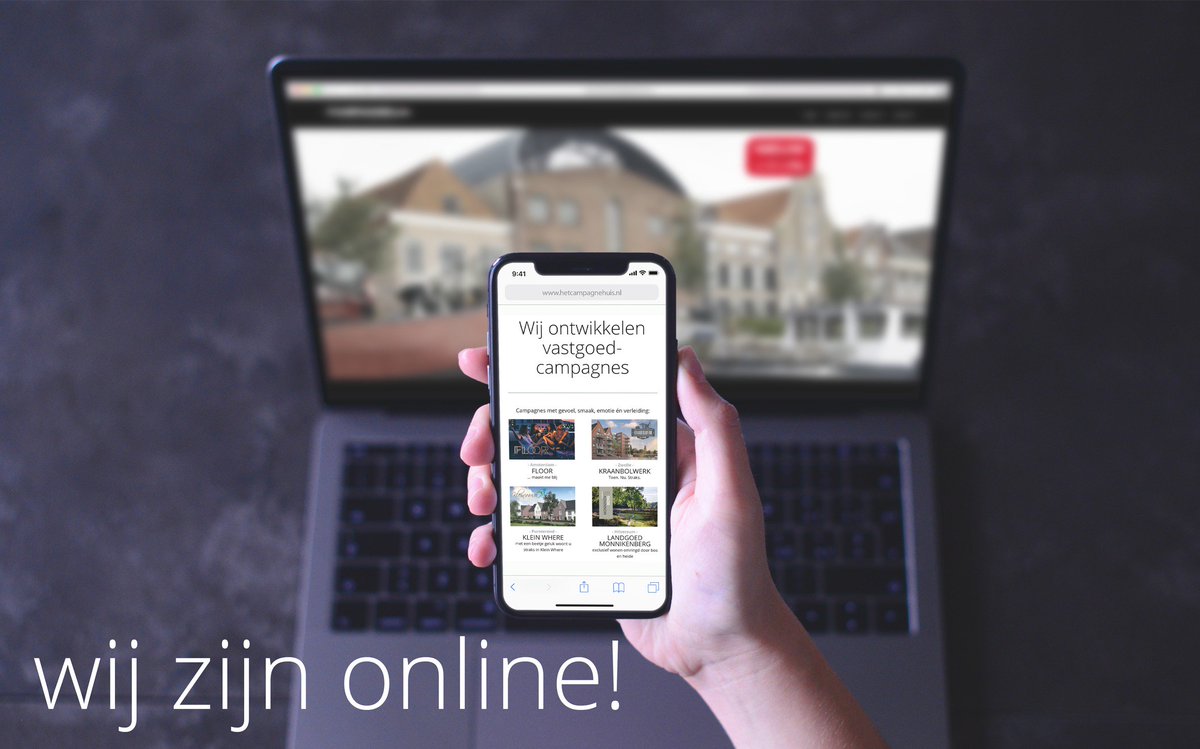 Inderdaad, na hard werken en lang wachten is 'ie dan eindelijk live. Onze nieuwe website!

Hier te zien: hetcampagnehuis.nl