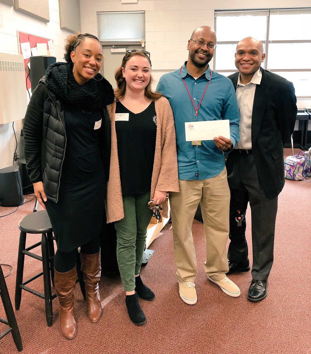 coastal24's tweet photo. Just presented the official check to @WCPSS Martin Middle for their 1st place win in the @MIX1015WRALFM Christmas Choir Competition. CONGRATS y’all! 🎄🎼 #WeShare https://t.co/RRz9KLJrJN