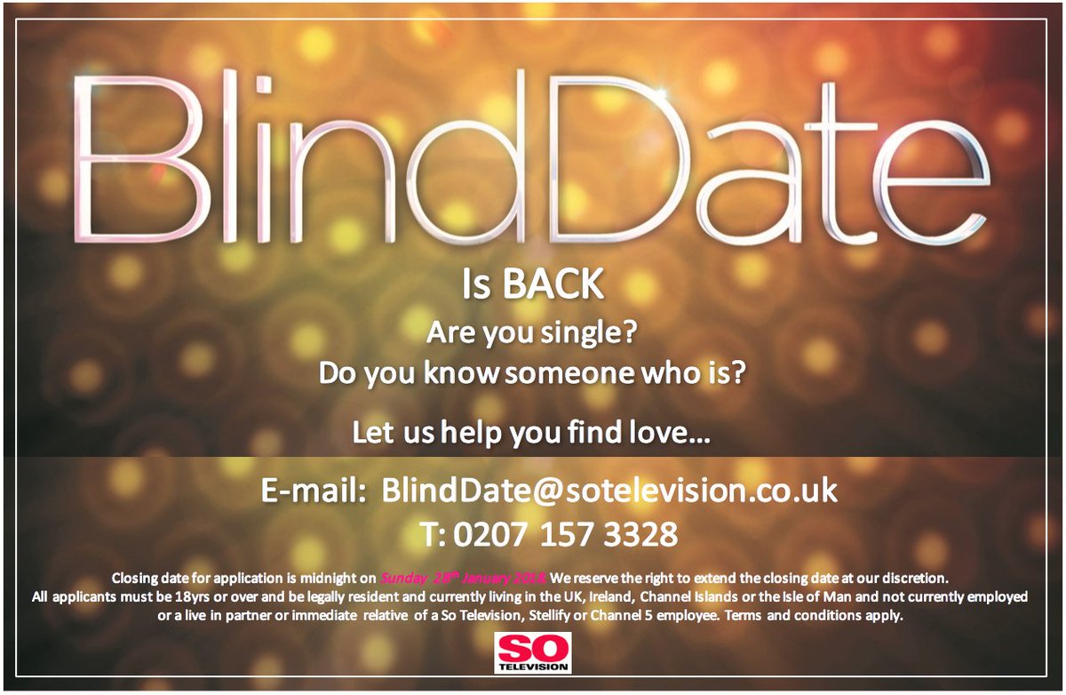 We're currently looking for Single people of all ages to apply for our show. Please RT <a href="/londontitansfc/">London Titans FC</a> <a href="/londonfalcons/">London Falcons FC ⚽️🏳️‍🌈</a> <a href="/SohoFC/">Soho FC</a> <a href="/StonewallFC/">Stonewall FC</a> @LondonRomansFC <a href="/CharltonInvicta/">Charlton Invicta FC</a> <a href="/eastendphoenix/">East End Phoenix FC</a> <a href="/LondonFA/">London Football</a> <a href="/FvHtweets/">FootballvHomophobia</a> @prideinfootball <a href="/kickitout/">Kick It Out</a> <a href="/LgbtFootball/">LGBT FOOTBALL</a> <a href="/justaballgame/">justaballgame?</a>