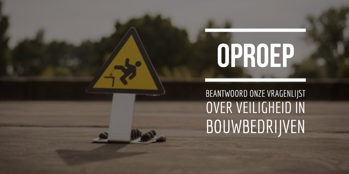 embuildnl's tweet photo. Er zijn veel veiligheidsvoorschriften in de bouw. We zijn benieuwd hoe Belgische bedrijven ze in de praktijk omzetten. De resultaten presenteren we op het #BouwForum (22/2).  https://t.co/8P2Ju0vdFq #enquête #veiligheid https://t.co/cfkAHe89ZD