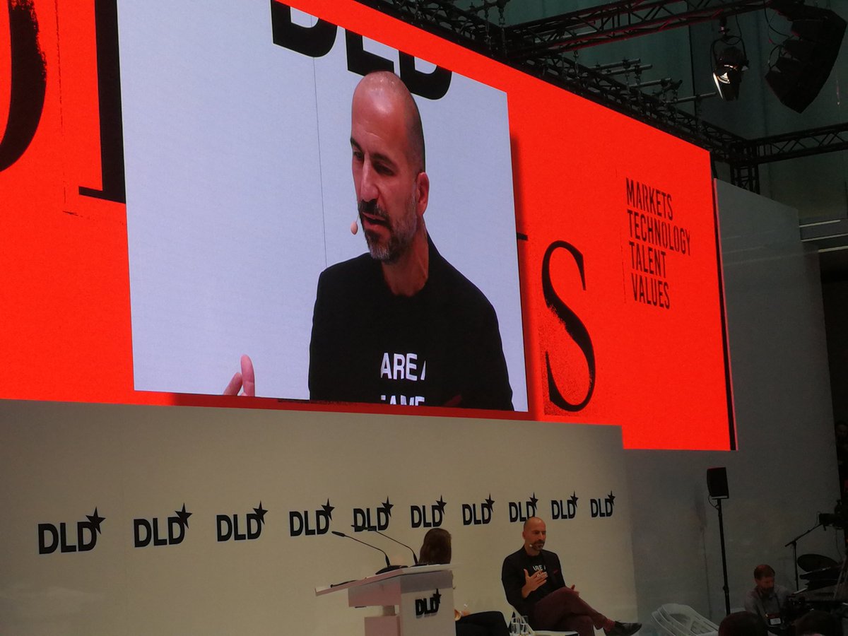 Uber Ceo Khosrowshahi says he "crowd sourced corporate values rules" from within the entire team. #DLD18