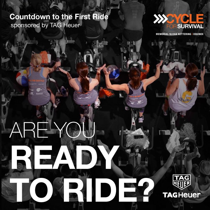 Cycle4Survival's tweet photo. Together with @TAGHeuer, the #OfficialTimepiece and #Timekeeper of Cycle for Survival, we’ll be counting down the days until the first ride of 2018 kicks-off in Seattle! https://t.co/84JNTYzBAR