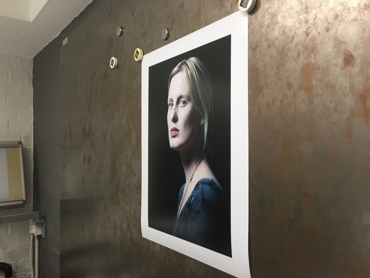 driftingcamera's tweet image. Really pleased to have had a couple of portraits acquired by @NatGalleriesSco portrait gallery. Here’s one of @amy_may being printed @metroimaging by @sfgmulcahy