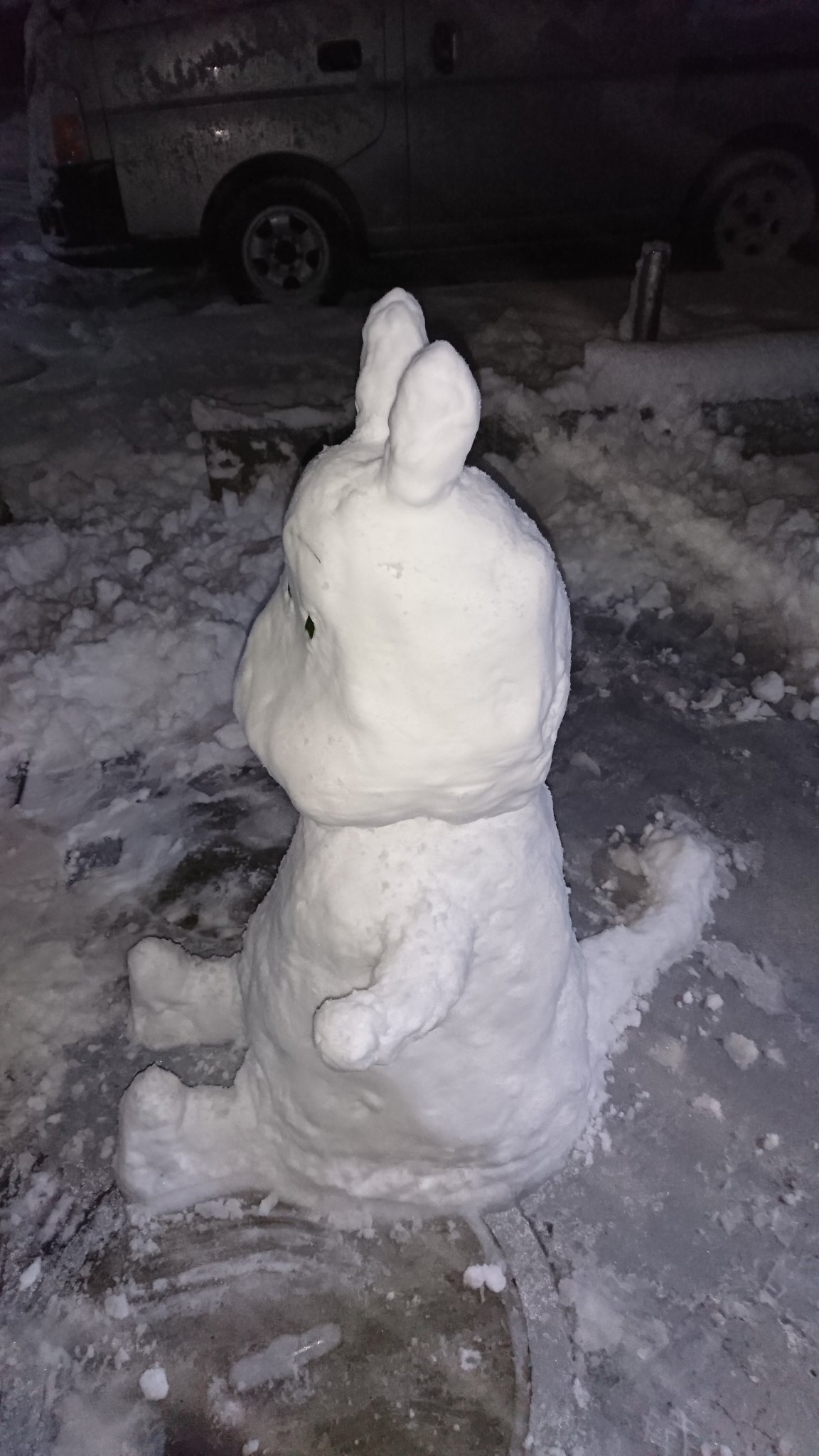 More Mayucchi ウチの可愛いムーミン雪だるま見て More Mayucchi ウチの可愛いムーミン雪だるま見て