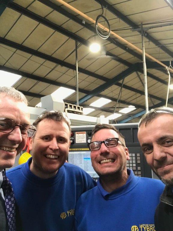 EvesCNCservice's tweet image. W&amp;amp;H Eves engineers Steve &amp;amp; Dave with satisfied customers Tyler Bros Ltd Sutton-in-Ashfield #problemsolvingexperts