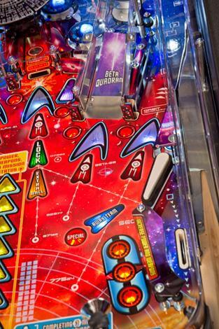 Pinballeric's tweet image. Star Trek pinball machine by Stern