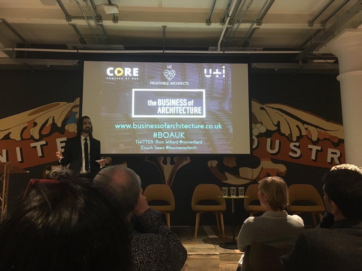 #BOAUK @ the business of architecture UK podcast launch event <a href="/RionWillard/">Rion Willard</a> <a href="/EnochSears/">Enoch Sears</a>