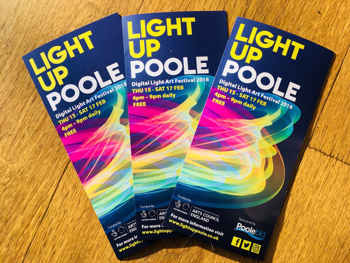 ArtsAmbitions's tweet photo. Please give us a shout out @Dorset_Hour - a unique FREE #LightArt #festival illuminating Poole 15 - 17 Feb 2018 #dorsethour 💡#interactive #immersive #light #installations #familyfun #halfterm https://t.co/H3ybCoDLQ4