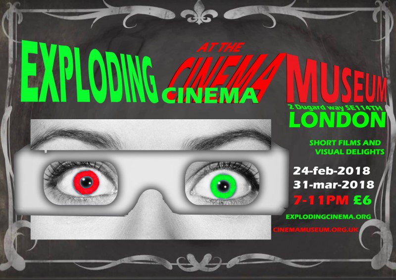 CinemaMuseum's tweet photo. Exploding Cinema 31 March — Sat 31 Mar 2018 @ 7:00pm https://t.co/7aBwDVe3Tp https://t.co/ES8ziYjtxB
