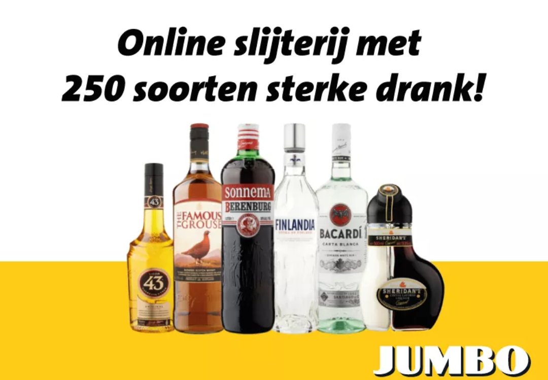 geleidelijk Dalset Stier Jumbo Veltrop on Twitter: "Bestel jouw favoriete drank of likeur op  https://t.co/z8XeeQYqOJ en haal het op bij ons Pick Up Point of laat het  thuisbezorgen. In onze online slijterij haal je jouw