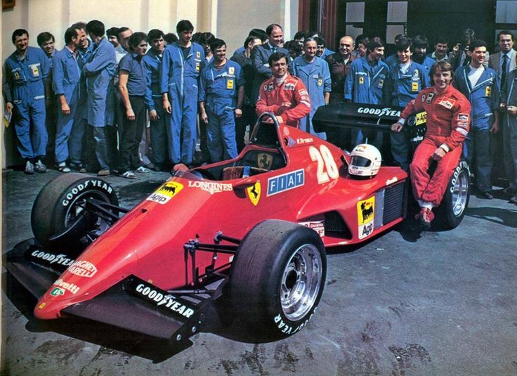 F1 Historical On Twitter Patrick Tambay Rene Arnoux Ferrari 126c3 1983 F1