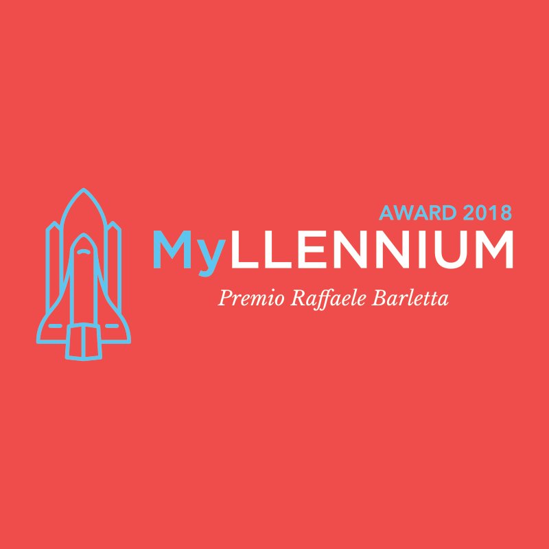 Al via la quarta edizione di Myllennium Award!
Hai meno di 30 anni? Candidati in una delle 6 sezioni del Premio: My book, My reportage, My frame, My startup, My job e My city.
#buildyourfuture #myllenniumaward

myllenniumaward.org