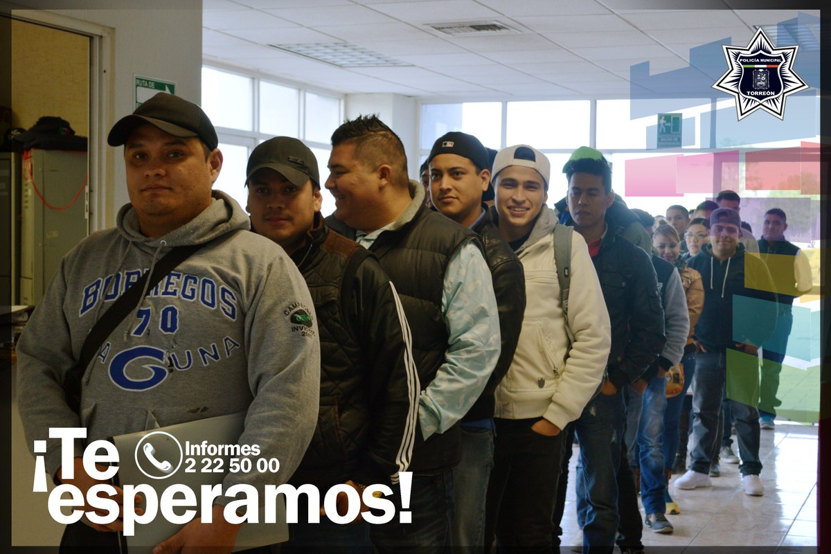 La Policía de Torreón continúa recibiendo jóvenes que quieren hacer equipo con #Torreón. 
¡Te estamos esperando! 
#TorreónCiudadEnEquipo #PolicíaTorreón #FelizLunes