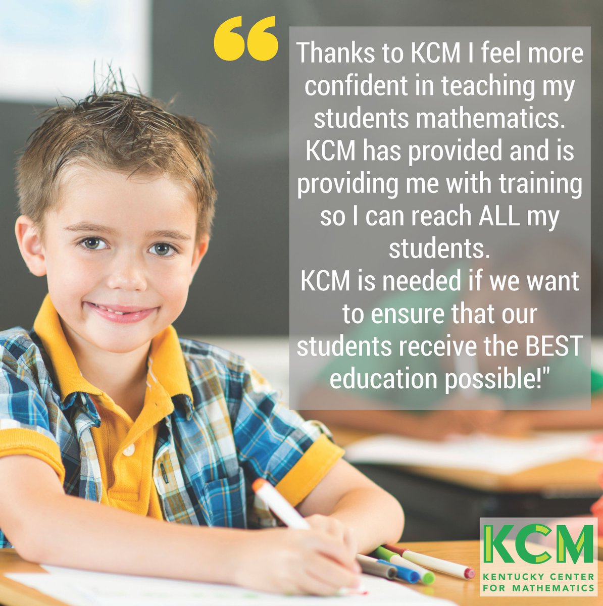 KyCenterforMath's tweet photo. Has your teaching practice been changed because of the KCM? Tell us why #KCMCounts to you and your students! https://t.co/QnkBDE1V6H