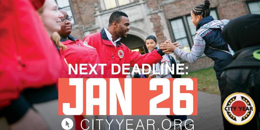 Apply by this Friday and know your plans for the 2018-2019 school year by February 23! <a href="/CityYear/">CityYear</a> <a href="/CityYearKC/">City Year Kansas City</a> #CYouinKC