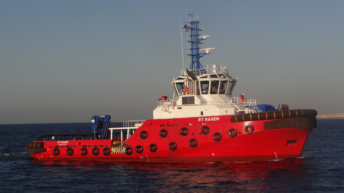 VesselFinder's tweet photo. Kotug names the world’s biggest Rotor®tug ART 100-46 - RT Raven
https://t.co/fAAkbU6jtx #RTRaven #KTMaritimeServicesAustralia #ConocoPhillips #RotorTug #RobertAllanLtd #Damen #Sharjah #UAE #offshore #towage https://t.co/9X2TofkN25