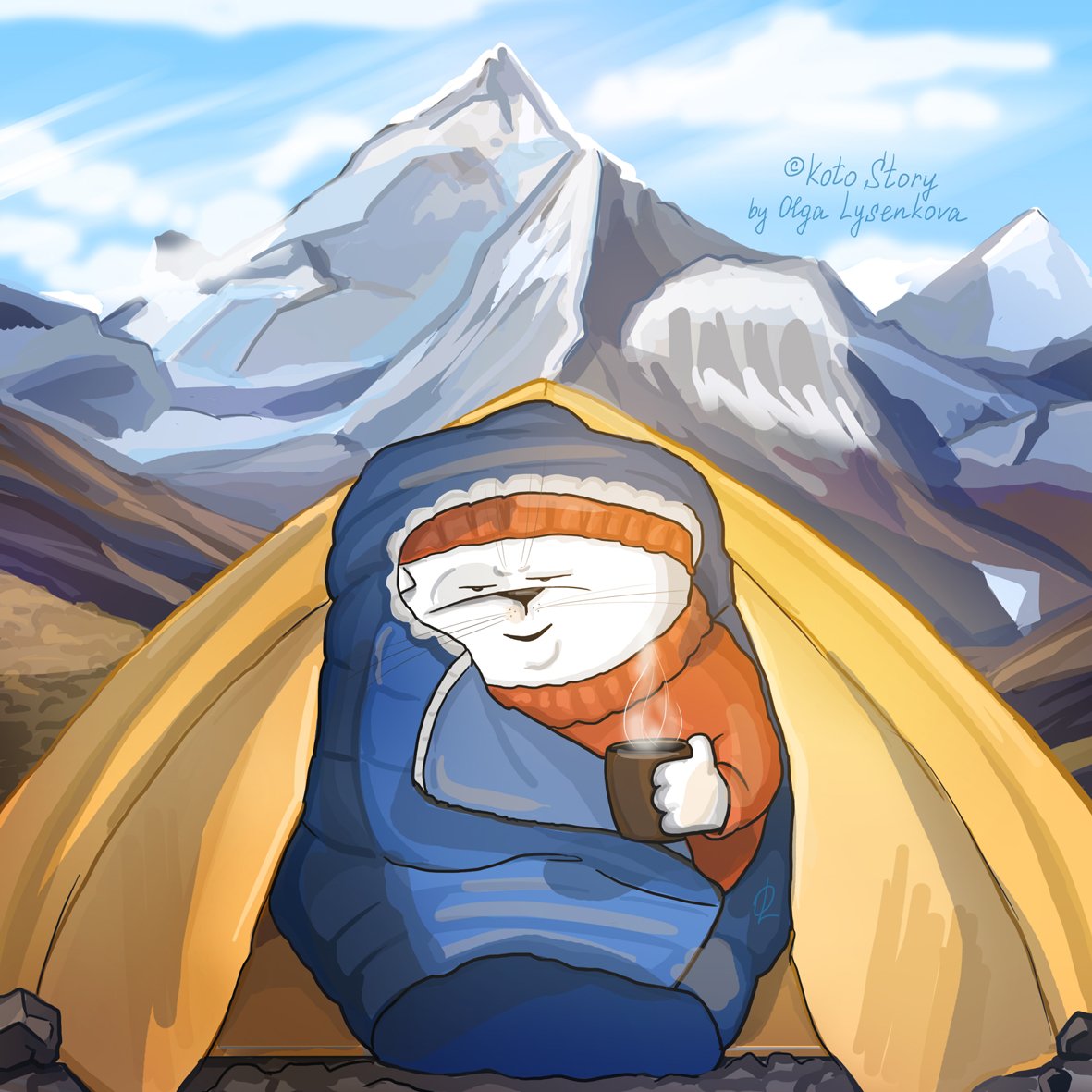 KotoStory's tweet photo. #kotostory #cat #cats #art #draw #drawing #mountains #dream #dreams #ilovemountains #happy #travel #trip #world #nature #sky #ilovetravel #котостори #кот #коты #арт #горы #путешествия #мир #природа #мечта #жизнь #mountainsislife #вдохновение #travelling https://t.co/rHtkXHNoyw