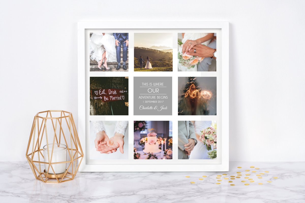 Share the memories of your big day with our personalised #wedding prints. 

{Personalised Print: 9 inches x 9 inches, £25}

#weddinginspiration #weddingpresent