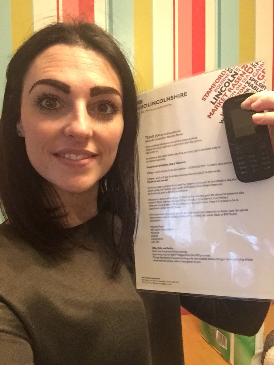 kayles0710's tweet photo. Just had the #Mysteryphone call with @BBCRadioLincs 😬😁😳 https://t.co/uHSaNZDAez