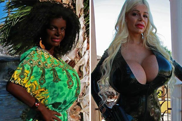 Daily Star on X: Blonde glamour model with S-cup boobs claims she's  becoming a 'black woman'   /  X