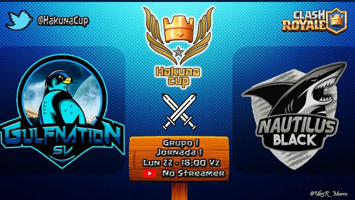 1era Jornada

@GulfNationSV 🆚 <a href="/NautilusBlackCr/">Nautilus Black</a> 

📆 22/01
⏰18:00 VE