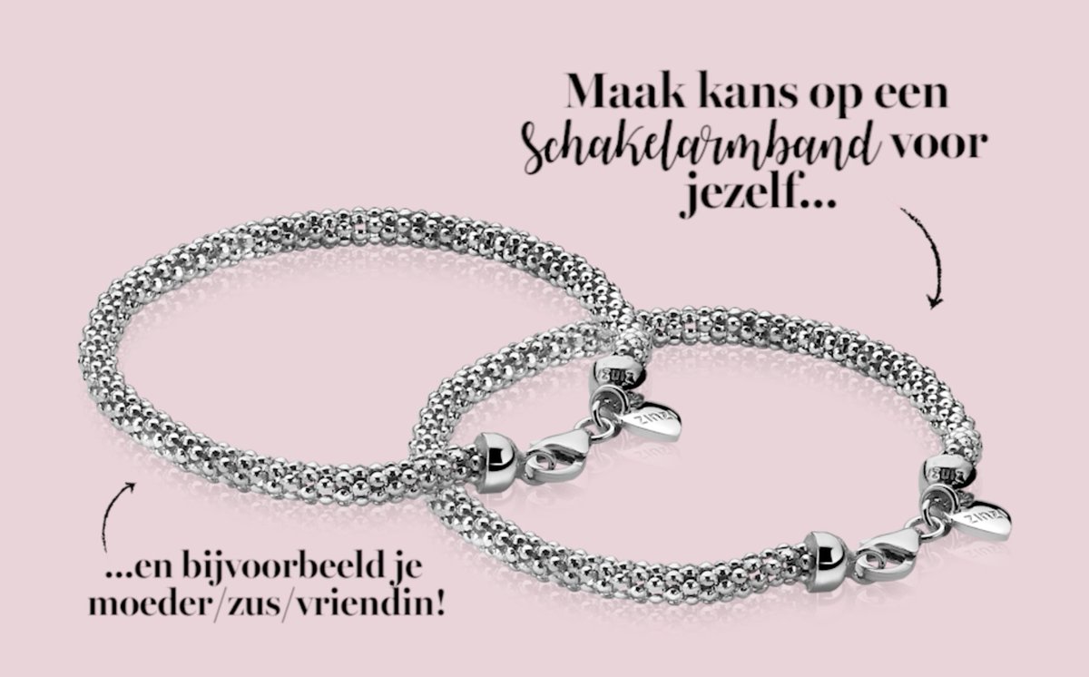 WINACTIE! Wil jij deze schakelarmband winnen voor jezelf en nog één voor bijvoorbeeld je moeder/zus/vriendin? Doe dan mee op onze Facebookpagina: ow.ly/b5gm30hVz7k