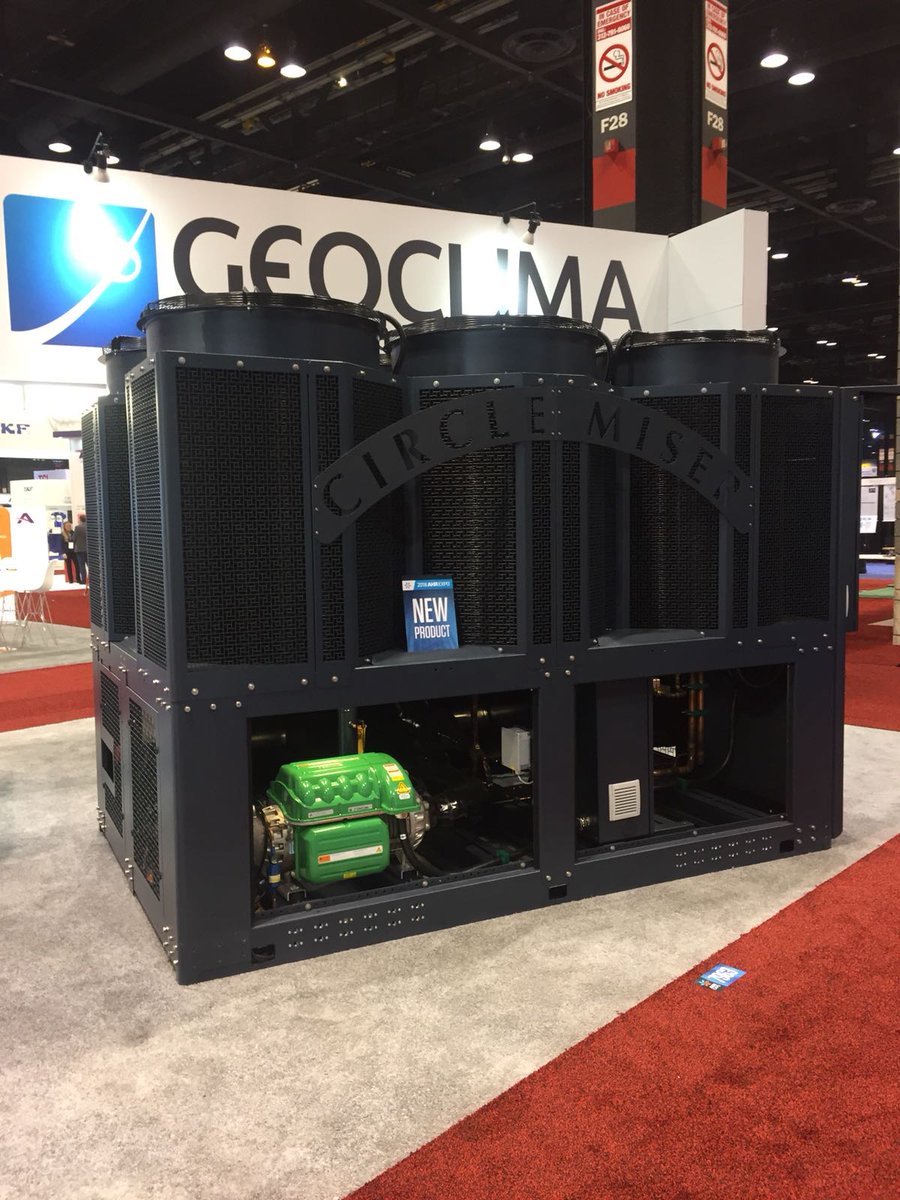 GeoclimaWeb's tweet photo. Here we are at #AHRExpo! High efficiency and #innovation are on show at booth #7963 - come and meet us! #circlemiser @ahrexpo https://t.co/Q6DkAFROdS