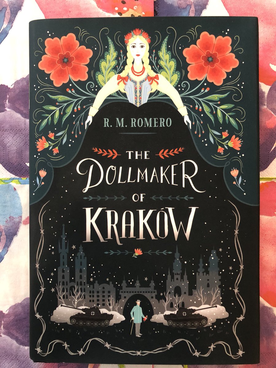For this week’s #MGBookMonday, I’m so excited to finally, finally start THE DOLLMAKER OF KRAKOW. This has been on my TBR for so long and just look at that beautiful cover! 😍#MGBookathon #mglit