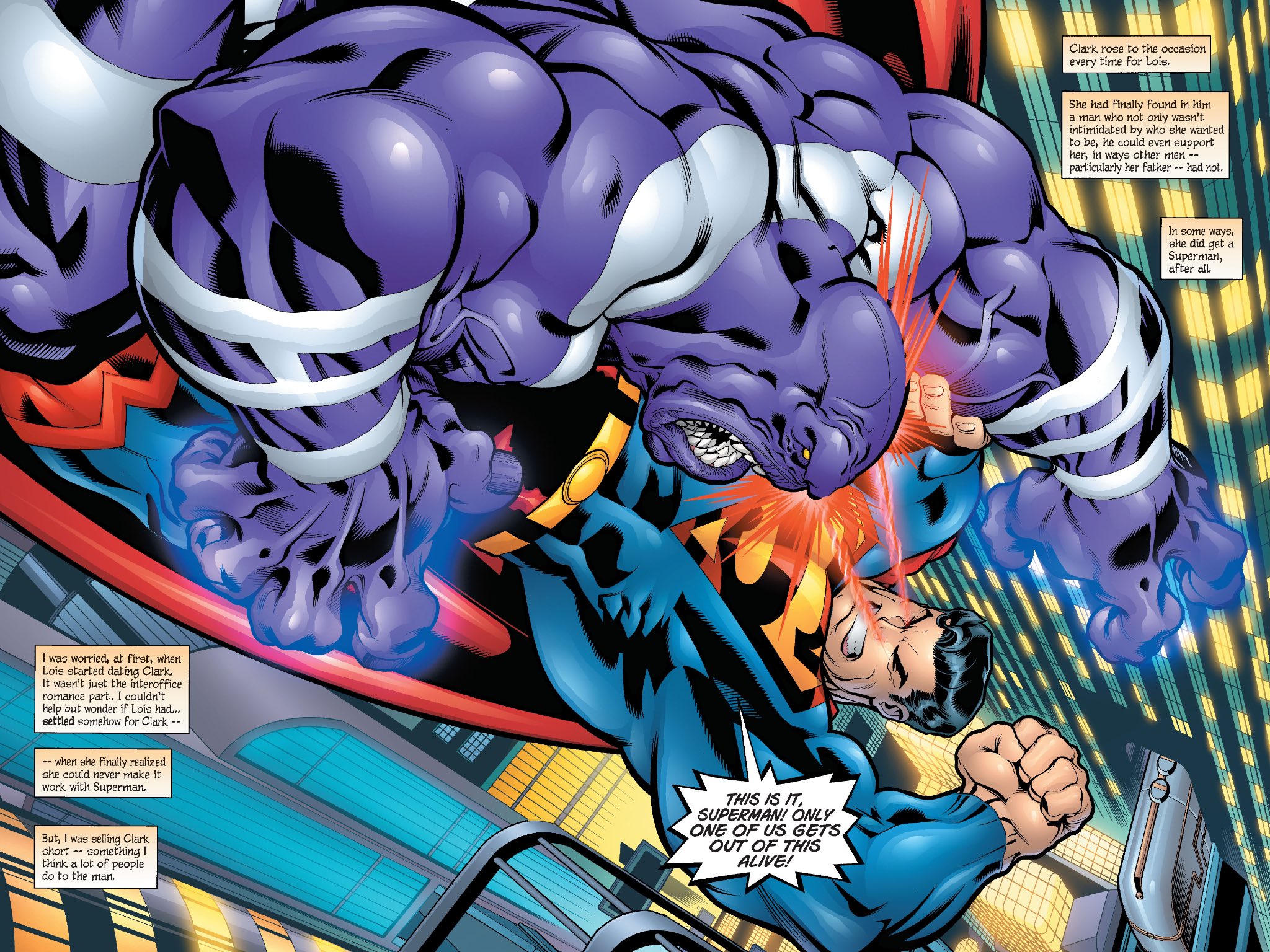 Cool Comic Art on X: "Superman vs Parasite by Ed McGuinness & Cam Smith  https://t.co/d05rIPa7HB" / X