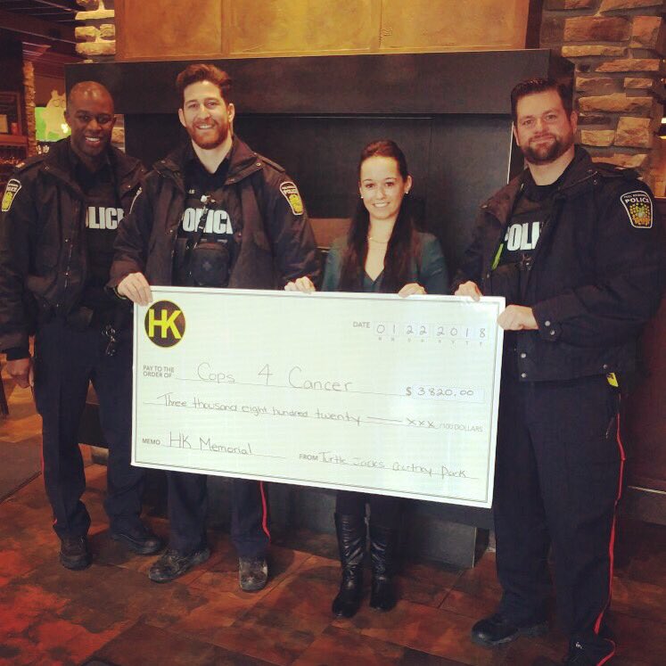 hkmemorial's tweet photo. Thank you @turtlejackscp for your generous support of the #HKMemorial and #CopsForCancer. $3,820 donated! https://t.co/SGIrqGtJdU