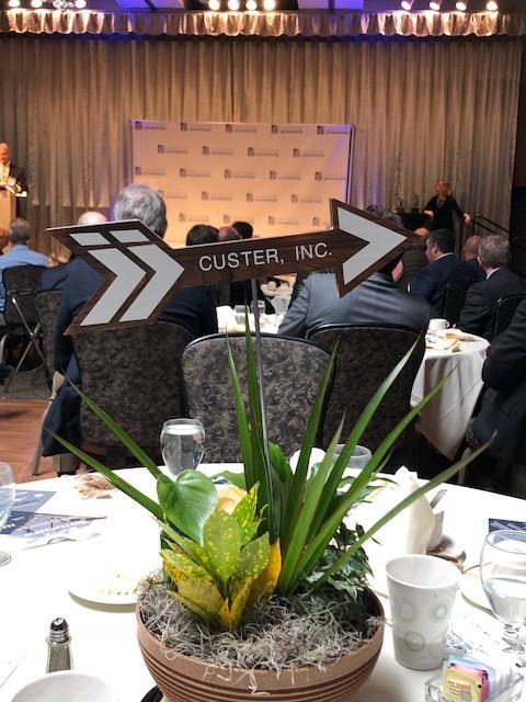 custerinc's tweet photo. Custer sponsored a table at last week's Lakeshore Advantage Annual  Meeting Luncheon. We're excited to work closely with @Lakeshoreadvant in 2018, to help design &amp; empower companies along the lakeshore! https://t.co/h0G5FH0cgZ