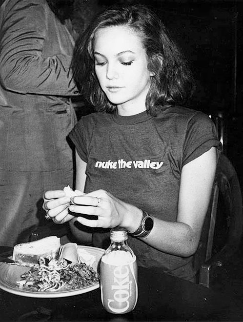 Happy birthday to Diane Lane. Photo by Andy Warhol, 1984. 