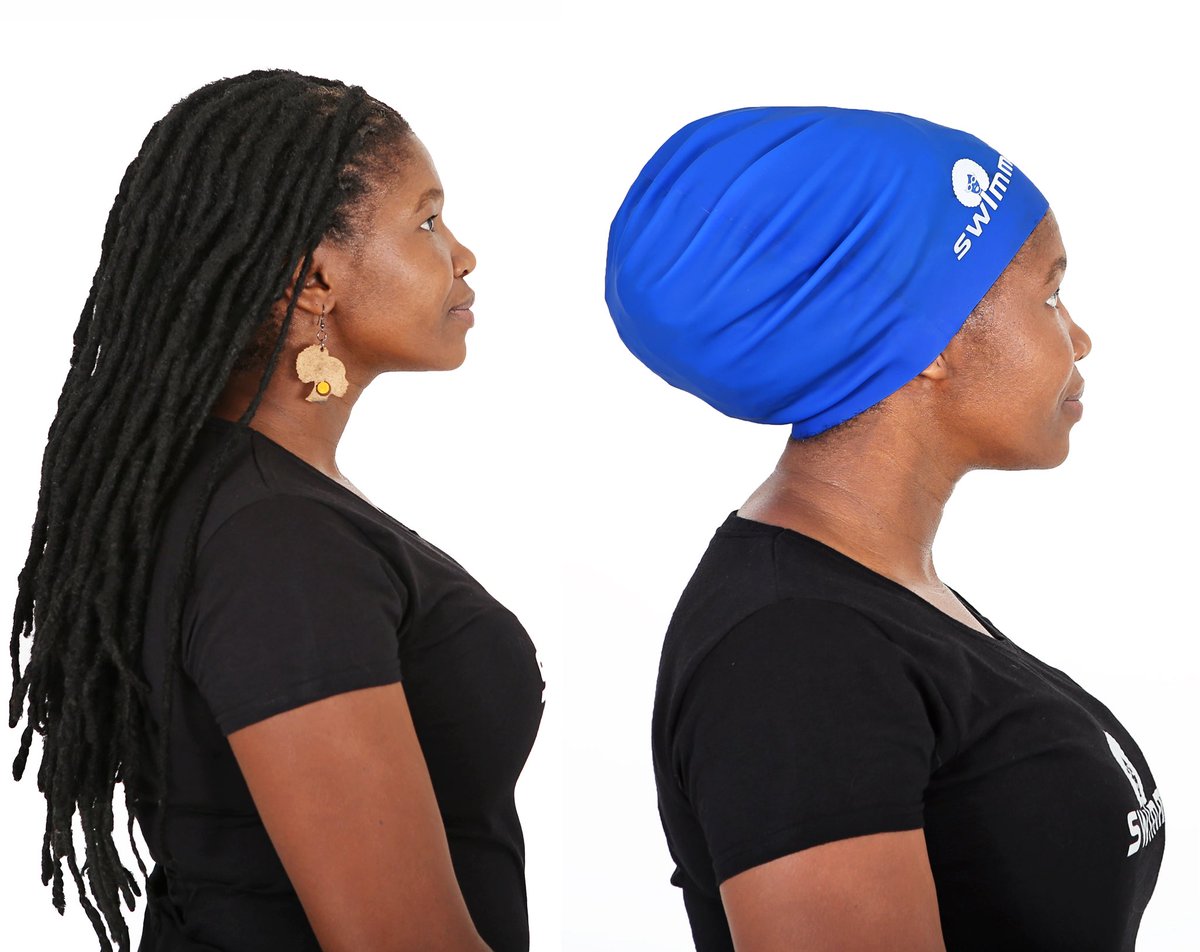 Do you have big volumous hair (afro, dreadlocks, braids or a weave) that has trouble fitting into standard swimming caps? Well, we have the answer! #Swimma_Caps! Now you have no  excuse! You’re welcome 😉
.
.
#kunakakids #blackdolls #diversity
#swimma_caps #blackswimmers