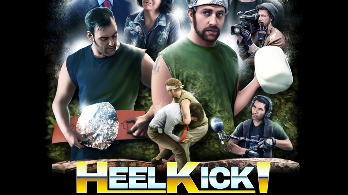 GameOverGreggy's tweet photo. Bought @HEELKICKmovie over the weekend? Thanks for supporting a flick I'm in and co-produced! Get another use outta your purchase and watch our watch-a-long commentary track with @The_DannyMac, @Nick_Scarpino, and me! https://t.co/Ap6Ee8lvzX https://t.co/LJ74pkXTqz