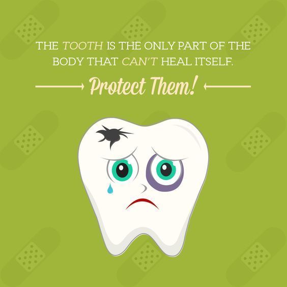 Did you know? Your teeth aren't like your other body parts: they need your help to heal! #Dental #Health