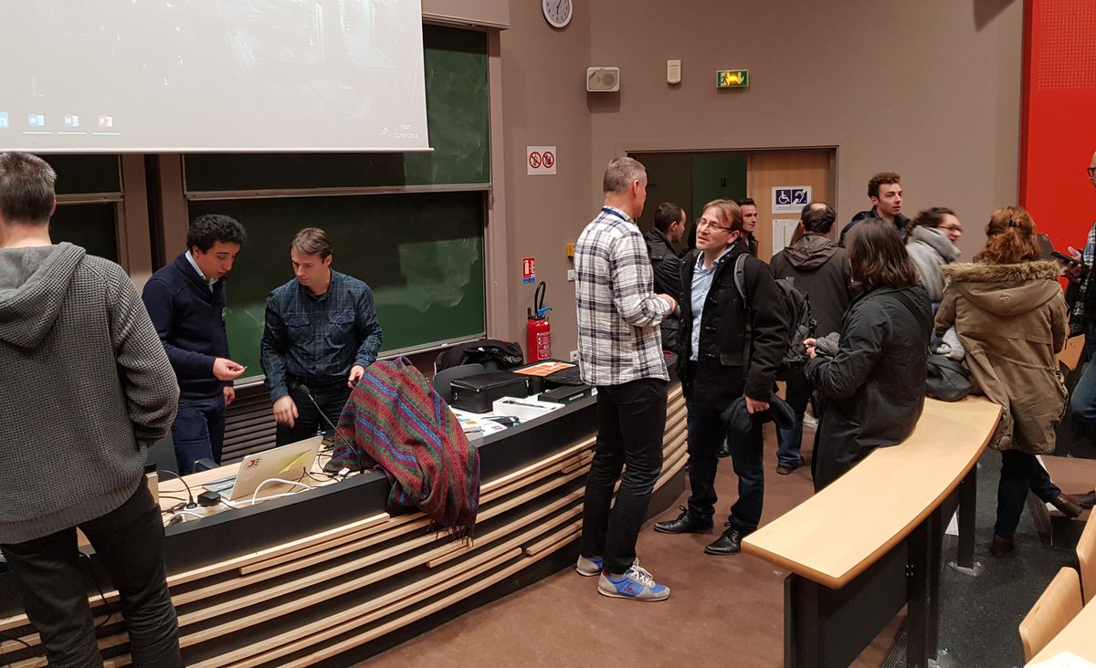 ENSICAEN's tweet photo. #SI2018 Préparation de la restitution finale !! https://t.co/z8dgRohqkk