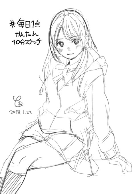 10分ではアタリまでしか描けず…!更に+10分したものが2枚目になります。 #毎日1点かんたん10分スケッチ 