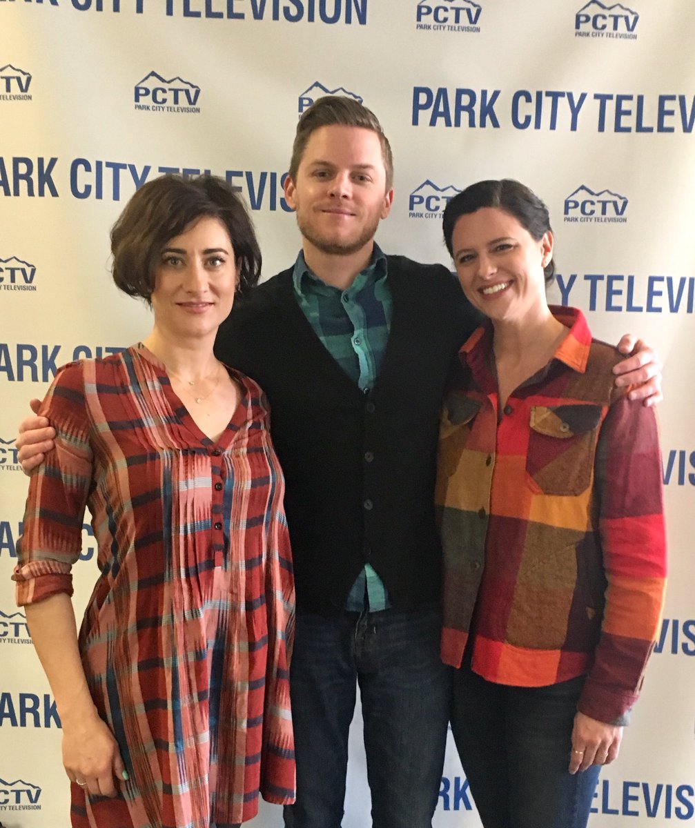 FilmStaircase's tweet photo. Thank you @ParkCityTV for having director, Drew Britton, @LafleurJennifer, and @leeleepitts on the air this morning for an interview! We had a great time!
#Slamdance #Slamdance2018 #ParkCity #BackAtTheStaircase https://t.co/CtgfxkwY6U