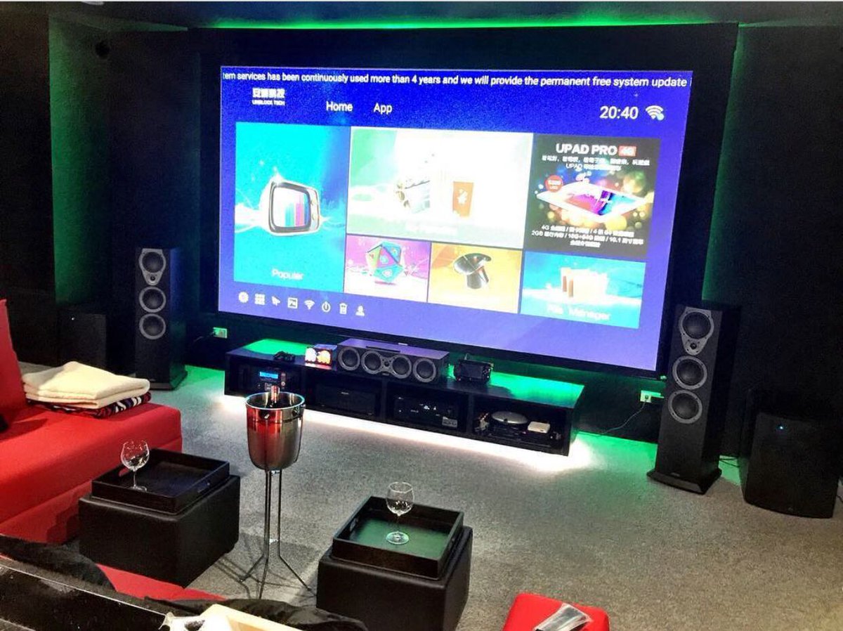 A home theater is worth 1,000 words #elitescreens #hometheater #homecinema